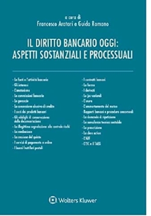 Diritto Bancario Oggi 3ed. fronte