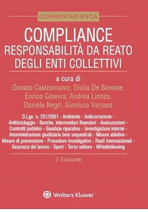 Compliance Responsabilita' Da Reato Degli Enti Collettivi 2ed fronte