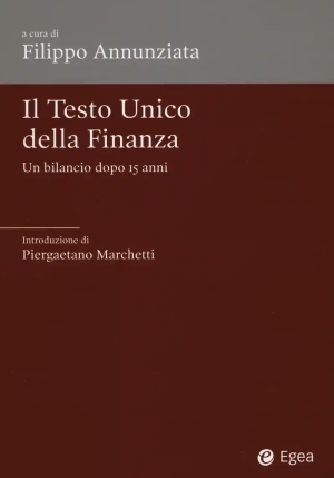 Testo Unico Della Finanza fronte