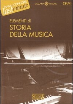 234/4  Elementi Di Storia Della Musica fronte