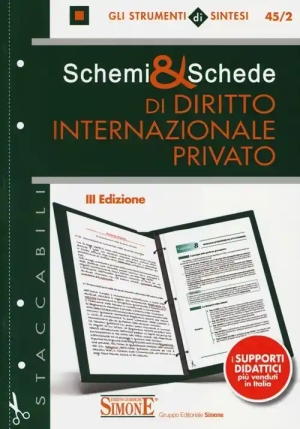 45/2  Schemi & Schede Di Diritto Internazionale Privato fronte