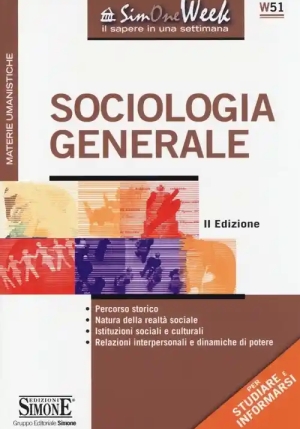 W51  Sociologia Generale fronte