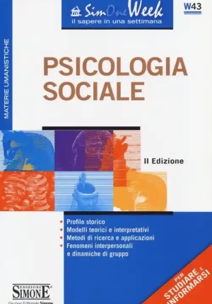 W43  Psicologia Sociale fronte