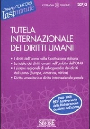 207/3  Tutela Internazionale Dei Diritti Umani fronte