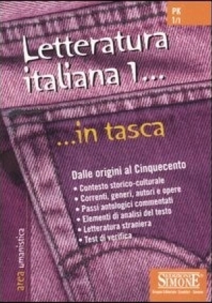 Pk1/1  Letteratura Italiana 1 fronte