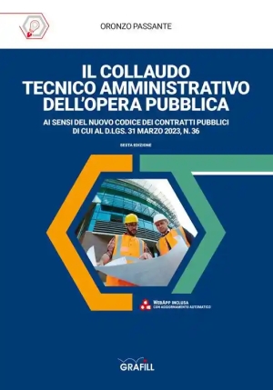 Collaudo Tecnico Amministrativo Opera Pubblica fronte