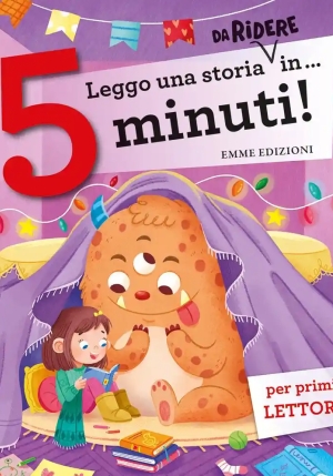 Leggo Una Storia Da Ridere In... 5 Minuti! Stampatello Maiuscolo. Ediz. A Colori fronte