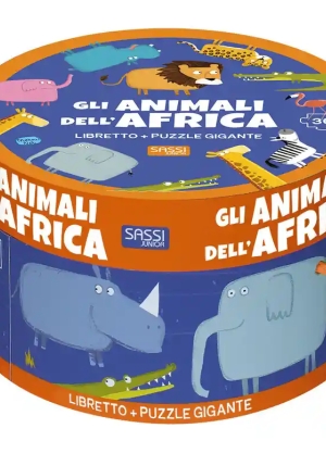 Animali Dell'africa. Ediz. A Colori. Con Puzzle (gli) fronte