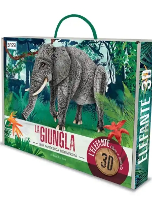 Giungla. Una Fantastica Biodiversit?. Elefante 3d. Con Gadget (la) fronte