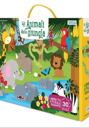 Animali Della Giungla. Ediz. A Colori. Con Puzzle (gli) fronte