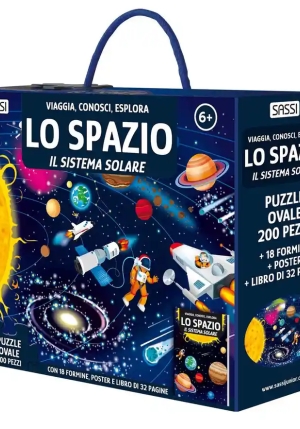 Spazio. Il Sistema Solare. Viaggia, Conosci, Esplora. Ediz. A Colori. Con 18 Formine. Con Puzzle Ova fronte