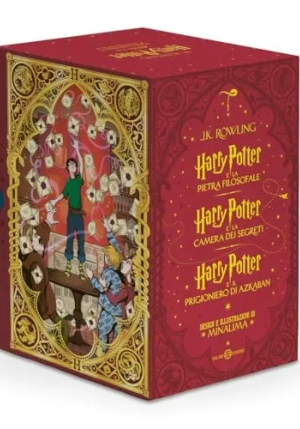 Cofanetto Harry Potter. Ediz. Minalima. Vol. 1-2-3 fronte