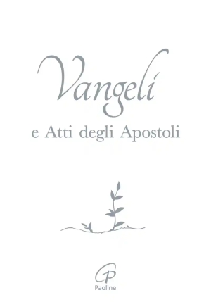 Vangelo E Atti Degli Apostoli. Copertina Bianca E Argento. Ediz. Integrale fronte