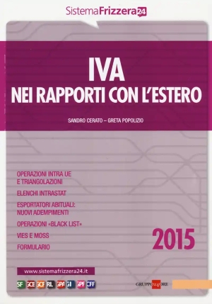 Iva Nei Rapporti Con L'estero 2015 fronte