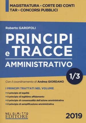 Principi Del Diritto - Amministrativo - Tomo 1 fronte