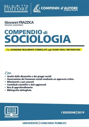 Compendio Sociologia fronte