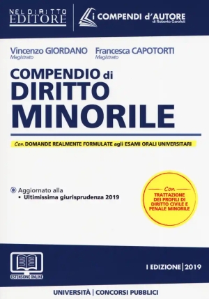 Compendio Diritto Minorile fronte