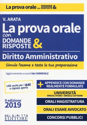 La Prova Orale - Diritto Amministrativo fronte