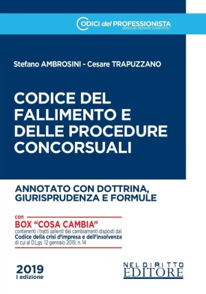 Codice Del Fallimento Procedure Concorsuali fronte