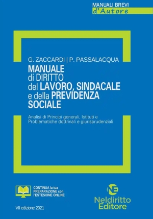 Manuale Breve Diritto Del Lavoro 2021 fronte