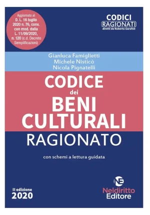 Codice Dei Beni Culturali - Ragionato fronte