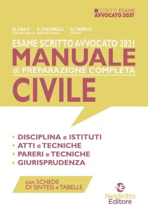 Manuale Scritti Avvocato Civile 2021 fronte