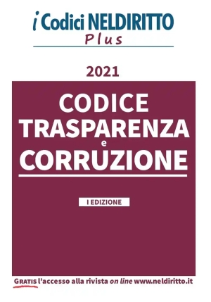 Codice Trasparenza E Anticorruzione - Plus fronte