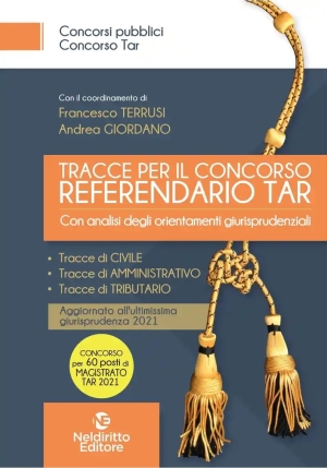 Tracce Concorso Referendario Tar fronte