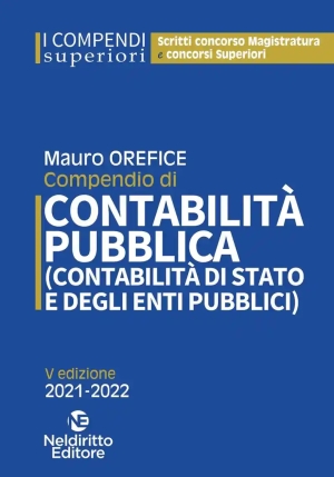 Compendio Contabilita' Pubblica 2021-22 fronte