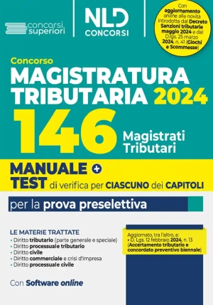 146 Magistrati Tributari 2024 Manuale fronte