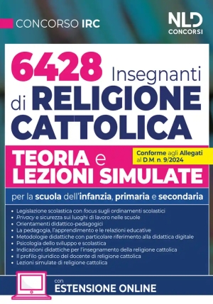 6428 Insegnanti Religione Cattolica fronte