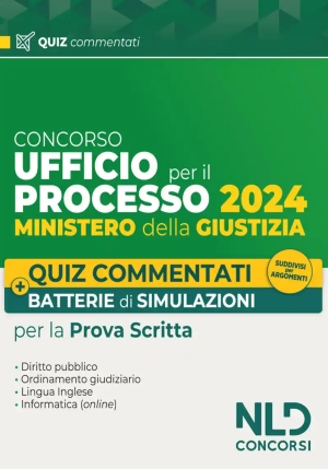 Ufficio Del Processo 2024 Quiz Min.giust fronte