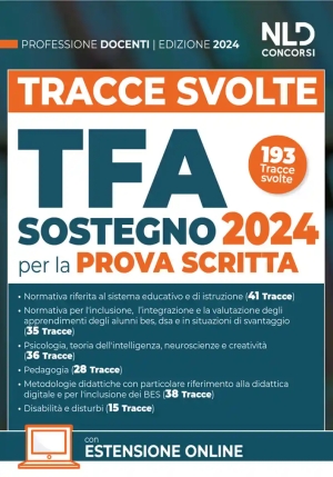 Tracce Svolte Tfa Sostegno 2024 P.scritt fronte