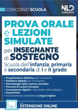 Prova Orlae Lez.simulate Insegn.sostegno fronte