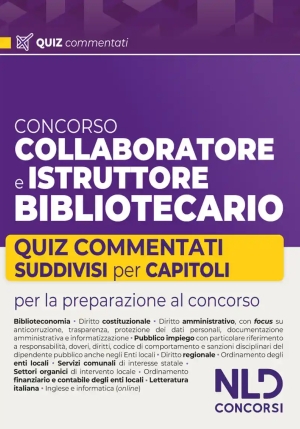 Collaboratore Istrutt.bibliotecario Quiz fronte