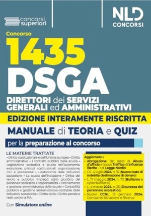 1435 Dsga Manuale E Quiz fronte