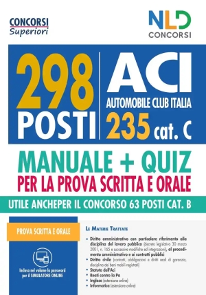 298 Posti Aci 235 Cat.c Manuale  Quiz fronte