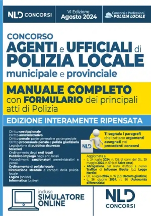 Agenti Ufficiali Polizia Locale Manuale fronte