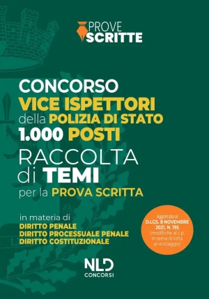 Concorso 1000 Vice Ispettori Ps Temi fronte