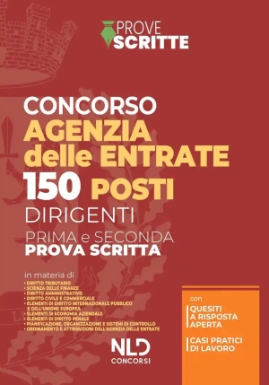 150 Dirigenti Agenzia Entrate Prove Scr. fronte