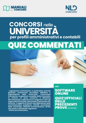 Concorsi Universita' Amm.vi Contabili fronte