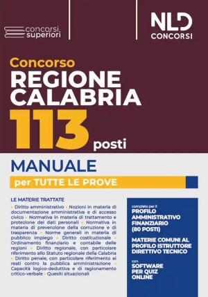 113 Posti Regione Calabria Manuale fronte