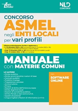 Concorso Asmel Enti Locali Vari Profili fronte