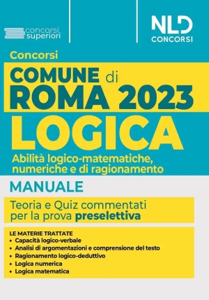 Comune Di Roma 2023 Logica Manuale fronte