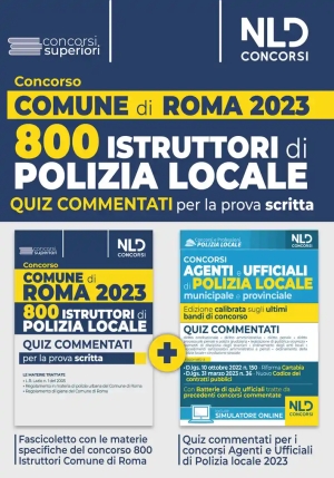 800 Istrut.polizia Locale Roma 2023 Quiz fronte