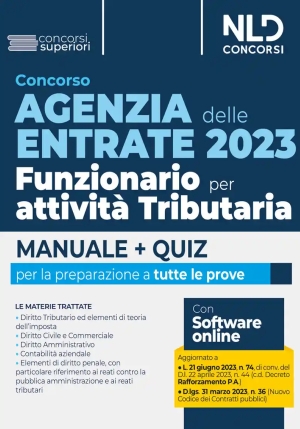 Agenzia Entrate 2023 Man.funz.att.trib. fronte