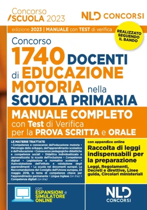 1740 Docente Educazione Motoria Manuale fronte