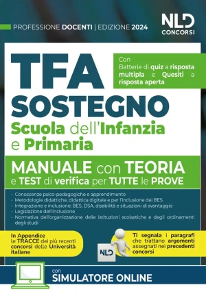 Tfa Sostegno Primaria Infanzia Manuale fronte