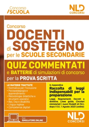 Docenti Sostegno Scuola Secondaria - Quiz fronte