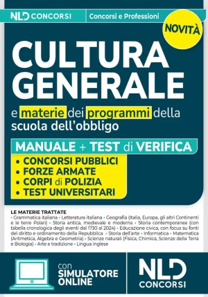 Cultura Generale Concorsi Pubblici 2024 fronte